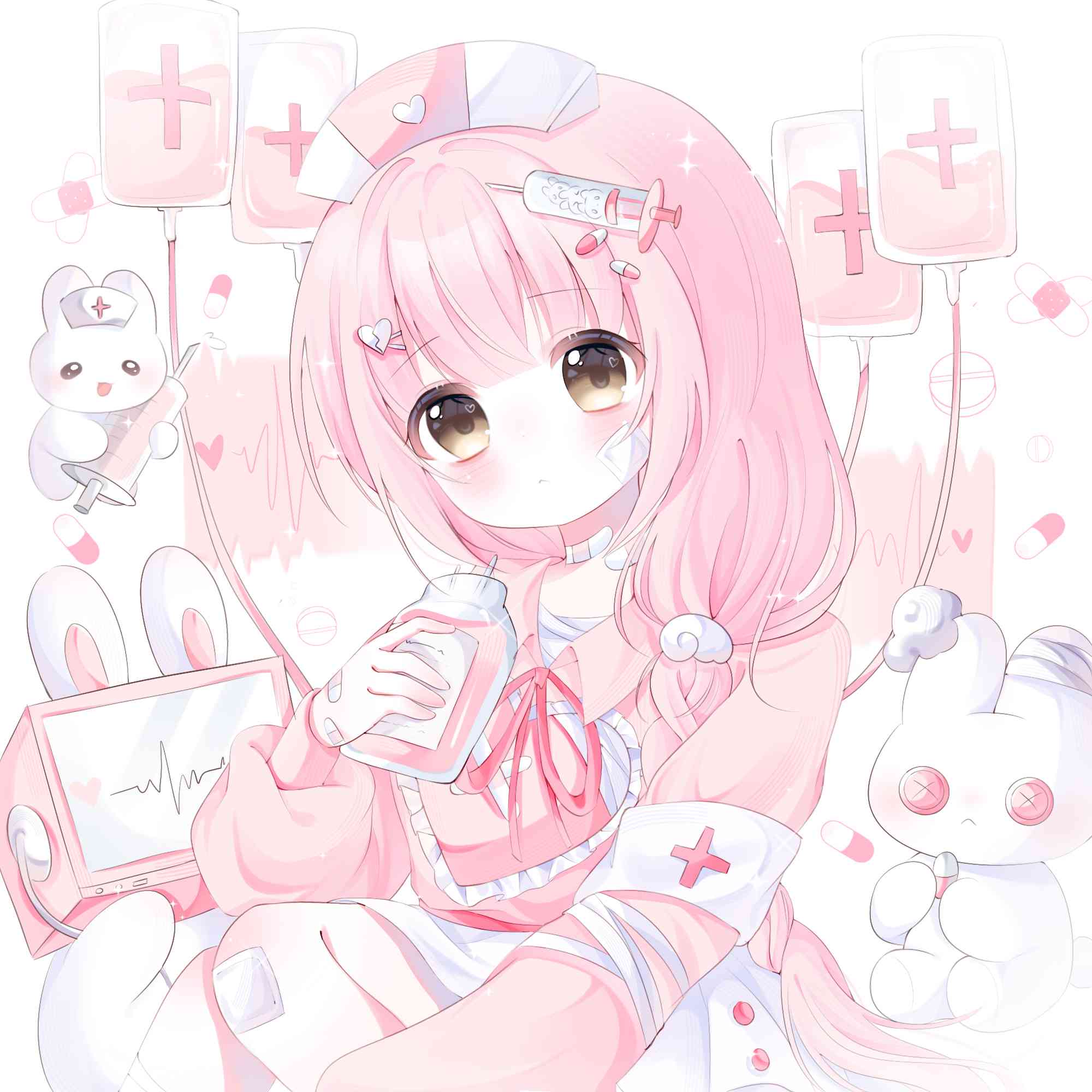 护士妹（PSD文件）