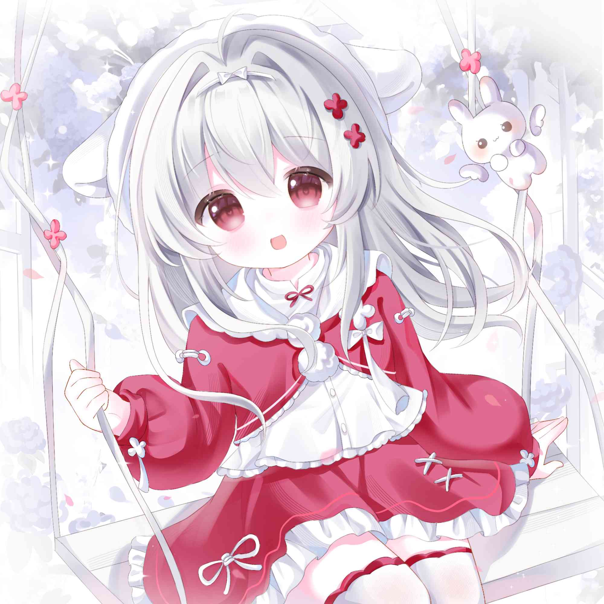 荡秋千小妹（PSD文件）